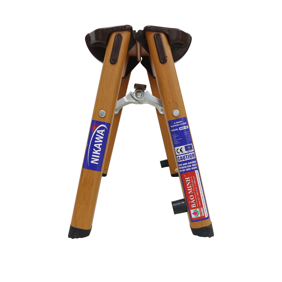 Thang Ghế Nhôm Chữ A 2 Bậc Gấp Gọn Cao 30cm Nikawa NKD-01