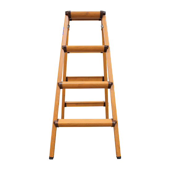 Thang Ghế Nhôm Gấp Chữ A 1.08M Gấp Gọn Nikawa NKD-04 Chính Hãng
