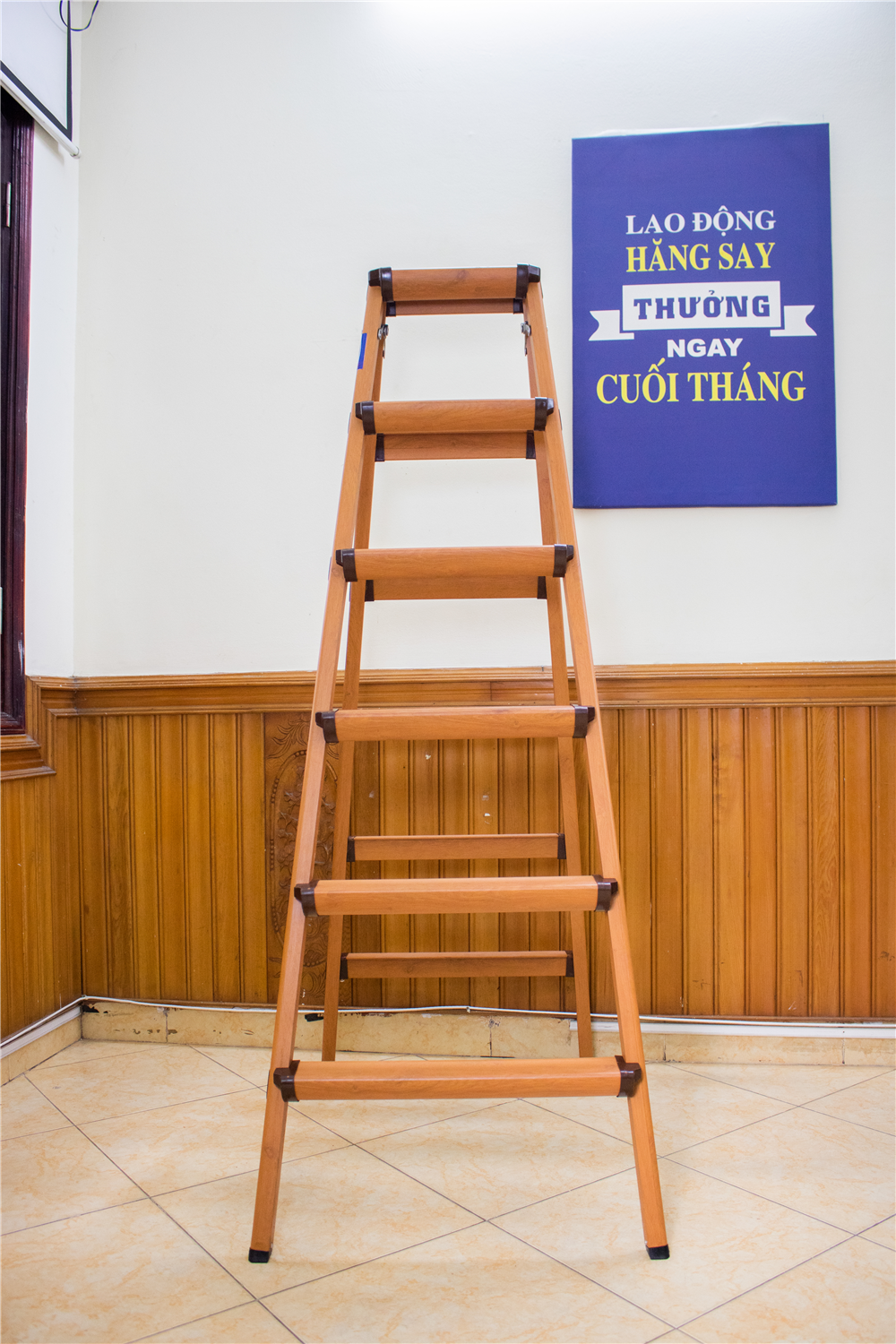Thang Ghế Nhôm Gấp Gọn Chữ A 12 Bậc 1.6M Nikawa NKD-06 Chính Hãng NKD 06