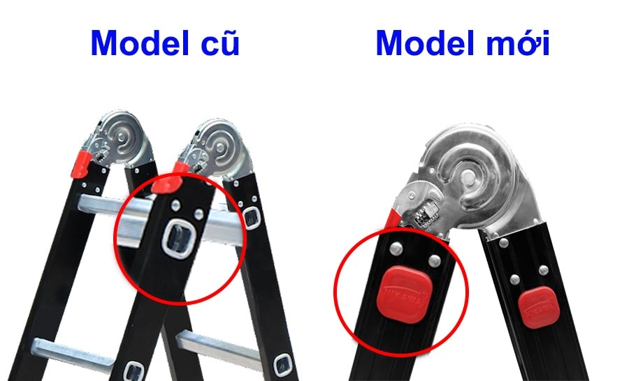 Thang Nhôm Gấp đoạn Nikawa NKG-43, Cao 178 Cm, Bảo Hành 150kg