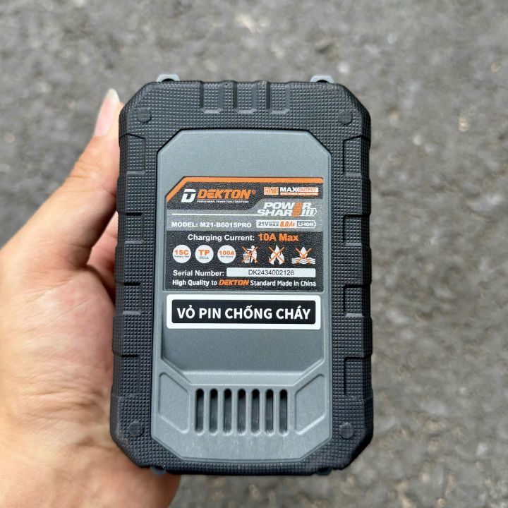 Pin Dekton 21V 6.0Ah M21-B6015PRO