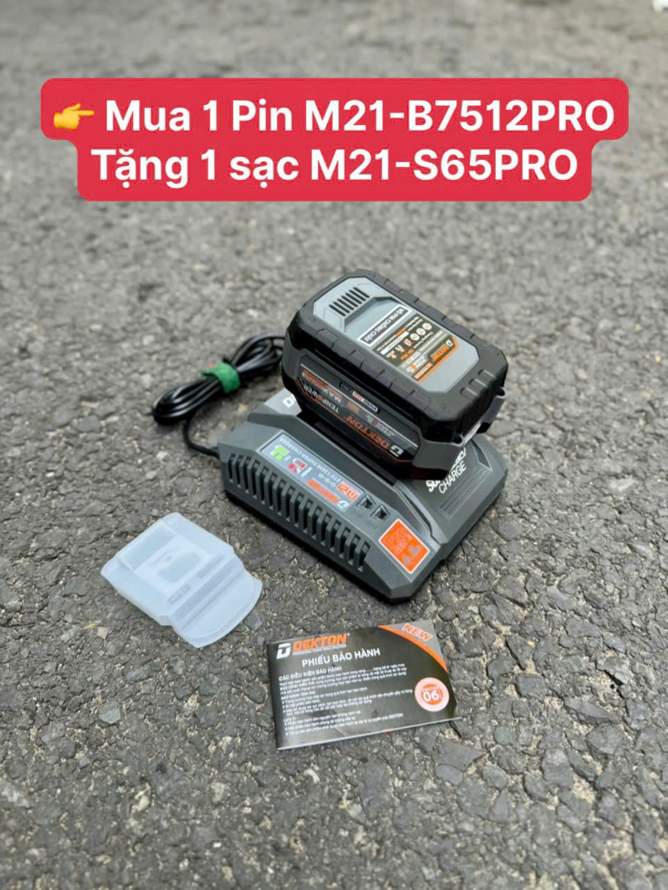 Pin Dekton PIN M21-B7512PRO 15Cell 7.5.0Ah