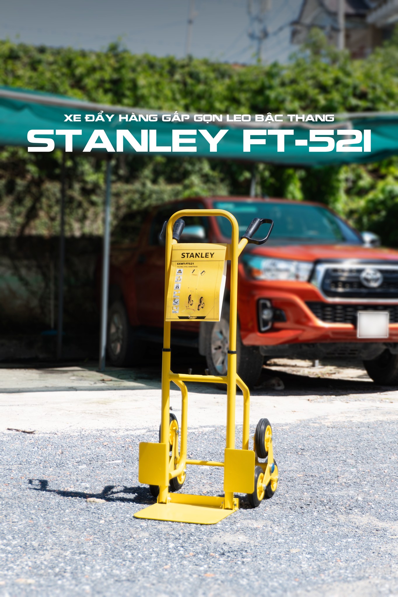 Xe đẩy Hàng Leo Bậc Thang Stanley FT521, Tải Trọng 120kgs