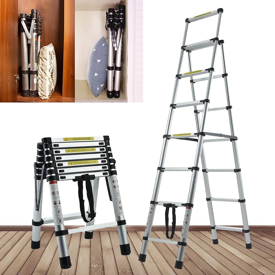 Thang Nhôm Xếp/Rút Đôi 4m4 Ameca AMI-P440N