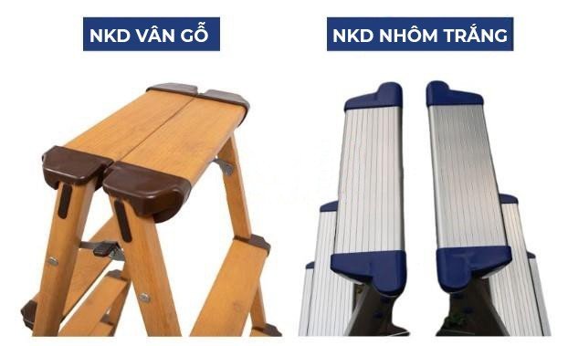 Thang Nhôm Ghế Chữ A 1.35M Gấp Gọn Nikawa NKD-05 Chính Hãng, Tải Trọng 150kg
