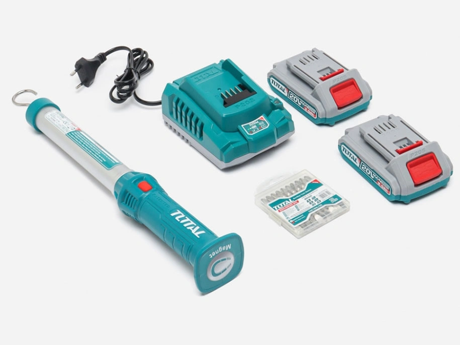 Bộ Combo Máy Siết Buloong Không Chổi Than TIWLI2038 Và Đèn Làm Việc TWLI35261 Dùng Pin 20V