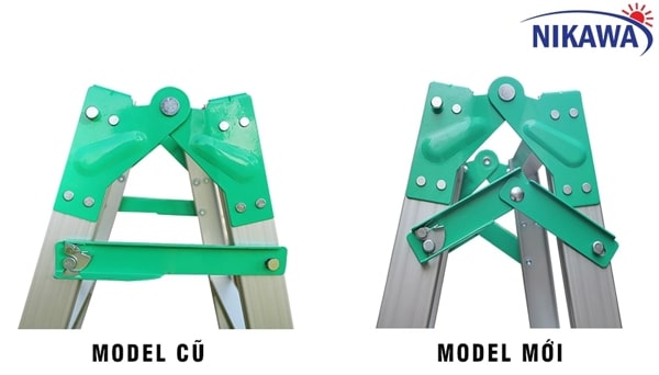 Thang Nhôm Gấp Đa Năng 8 Bậc Nikawa NKY-8C, Cao Chữ A 2m3, Cao Chữ I 4m75