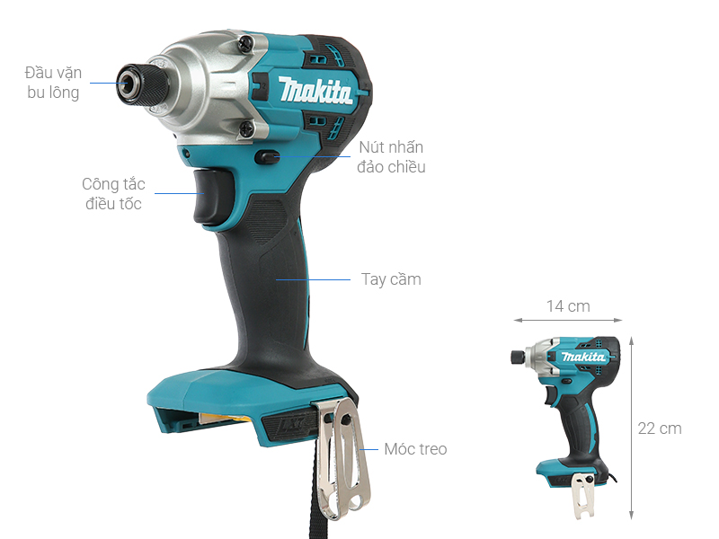 Máy Vặn Vít Dùng Pin Makita Chính Hãng Model DTD156Z 18V