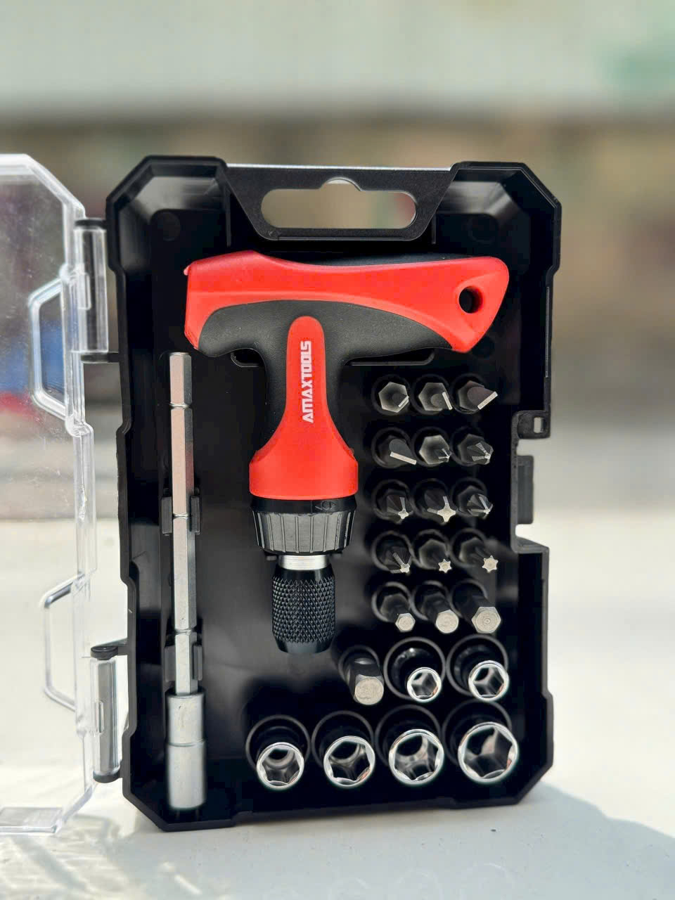Combo Tua Vít đa Năng 24 Chi Tiết AMAXTOOLS CBTV-24