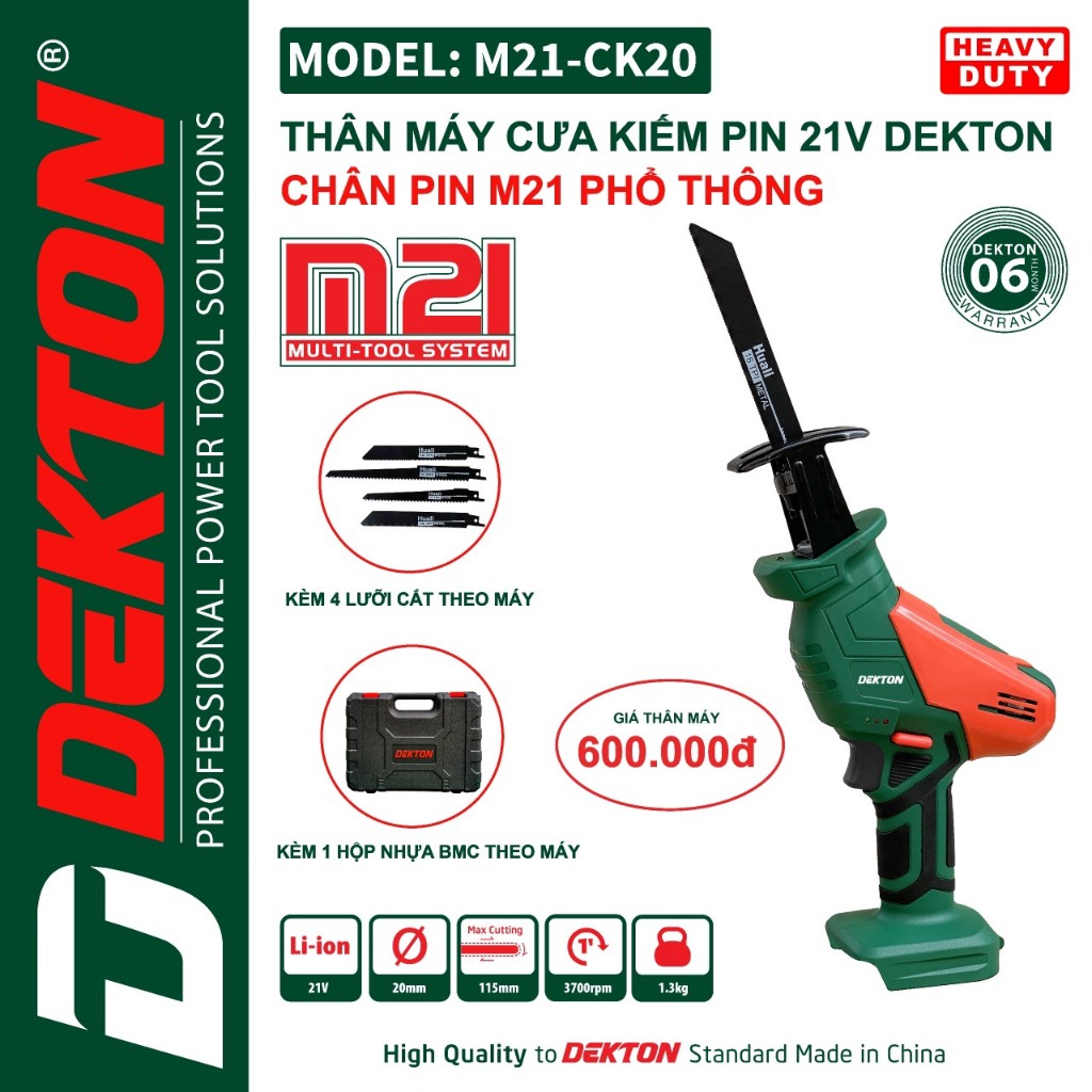 Cưa Kiếm DEKTON M21-CK20