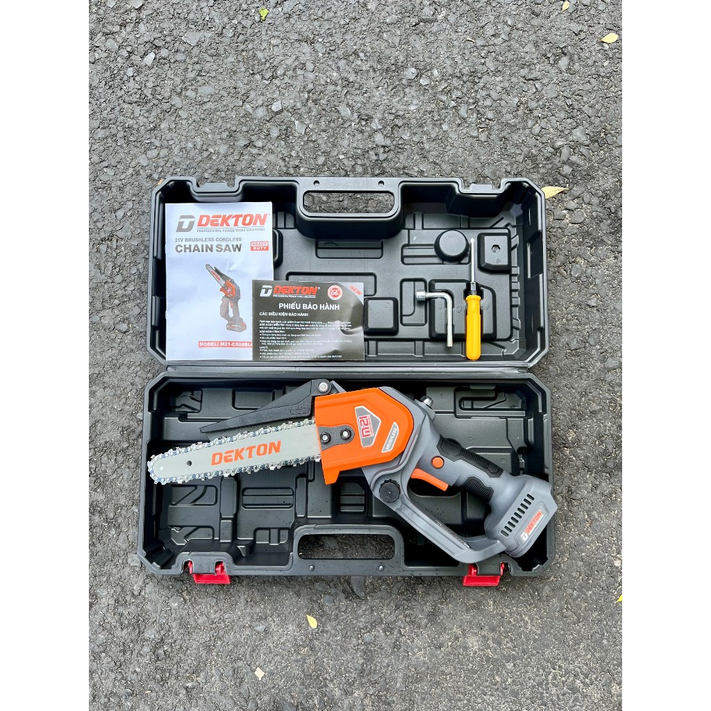 Cưa Xích Pin DEKTON M21-CS08BLC