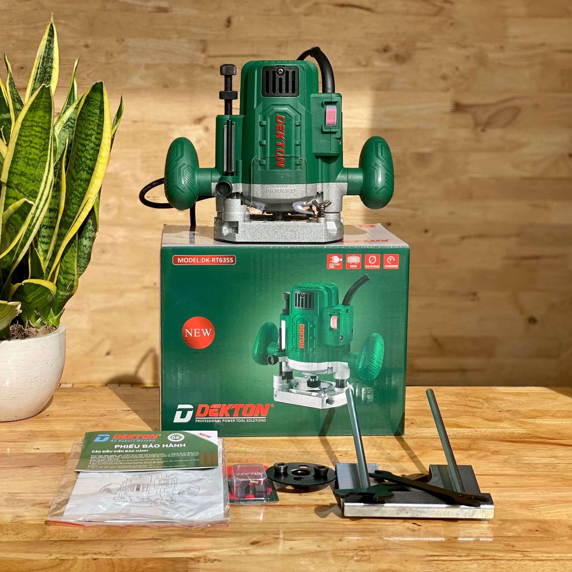 Máy Phay - Soi Gỗ Cầm Tay DEKTON DK-RT635S | AN TOOLS