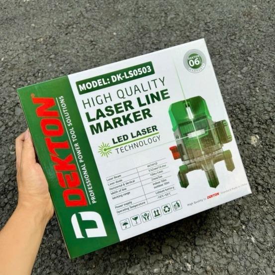 Máy Laser DEKTON DK-LS0503 Mẫu 5 Tia Xanh