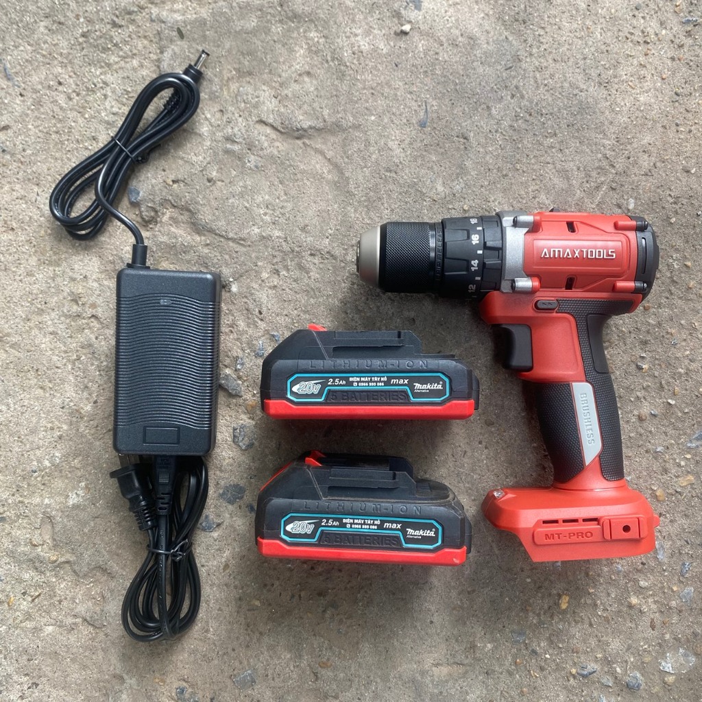 Máy Khoan Pin 21V 65Nm 2000v/p Amaxtools AKI6510SM
