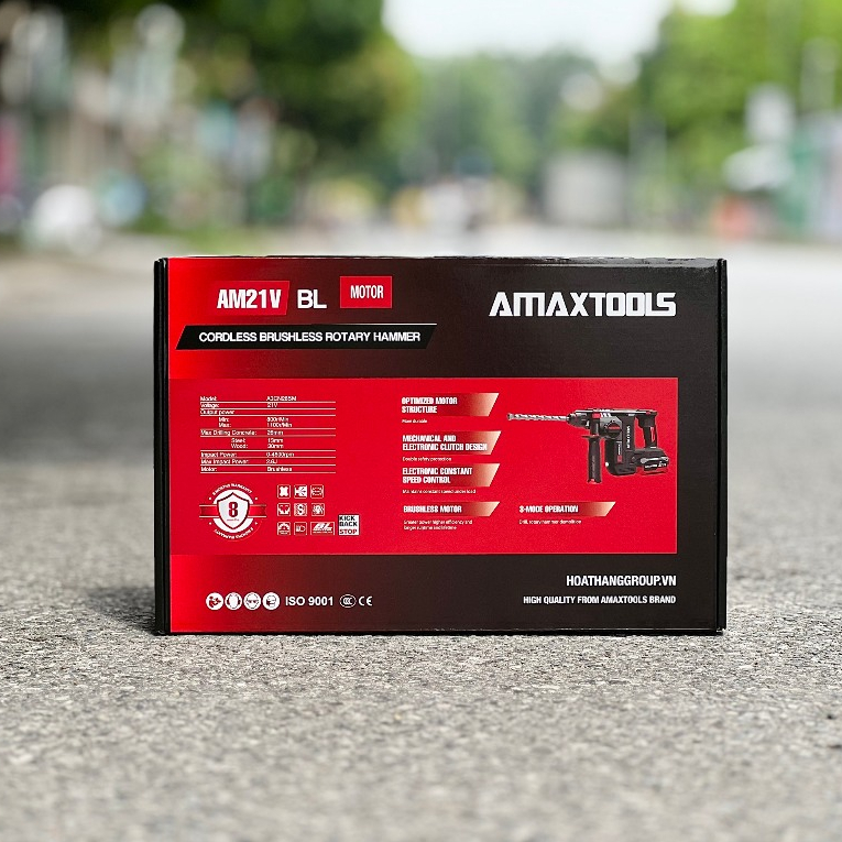 Máy Khoan Bê Tông Pin Amaxtools A3CN285M Chính Hãng