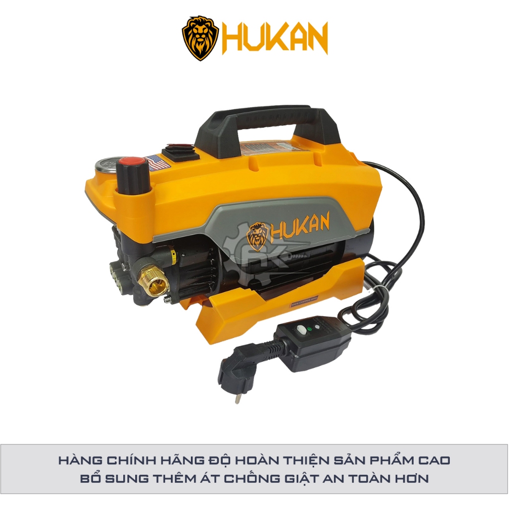 Máy Rửa Xe Chỉnh áp HUKAN HK-CWM3000, Công Suất 3000W, Có ÁT CHỐNG GIẬT, Công Nghệ INVERTER MỚI