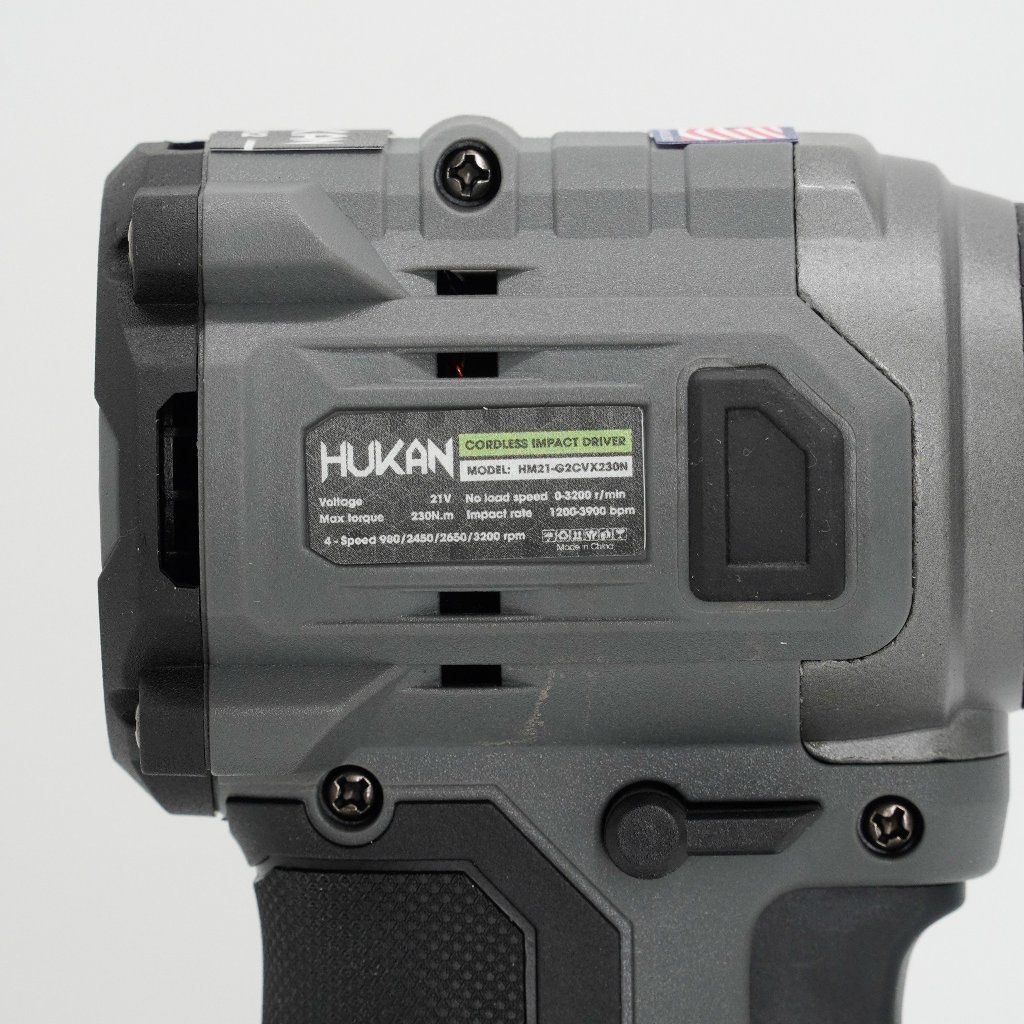 Máy Chuyên Vít Pin Hukan HM21-G2CVX230N, 4 Tốc độ, Không Chổi Than, Lực Siết 230Nm