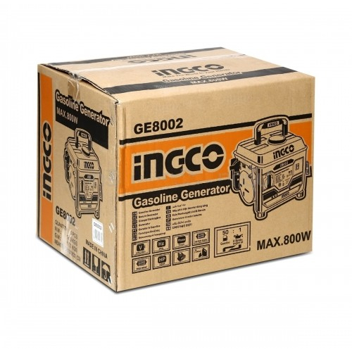 MÁY PHÁT ĐIỆN 800W DÙNG XĂNG PHA NHỚT INGCO GE8002