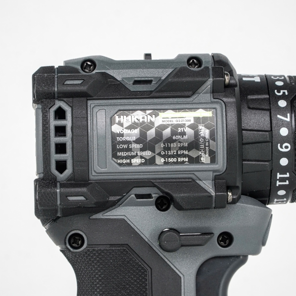 Máy Khoan Pin HUKAN G2-Z1300, Không Chổi Than, 60Nm, 3 Chức Năng 13 Ly, Có Khóa Trục CÓ TẠO XUNG