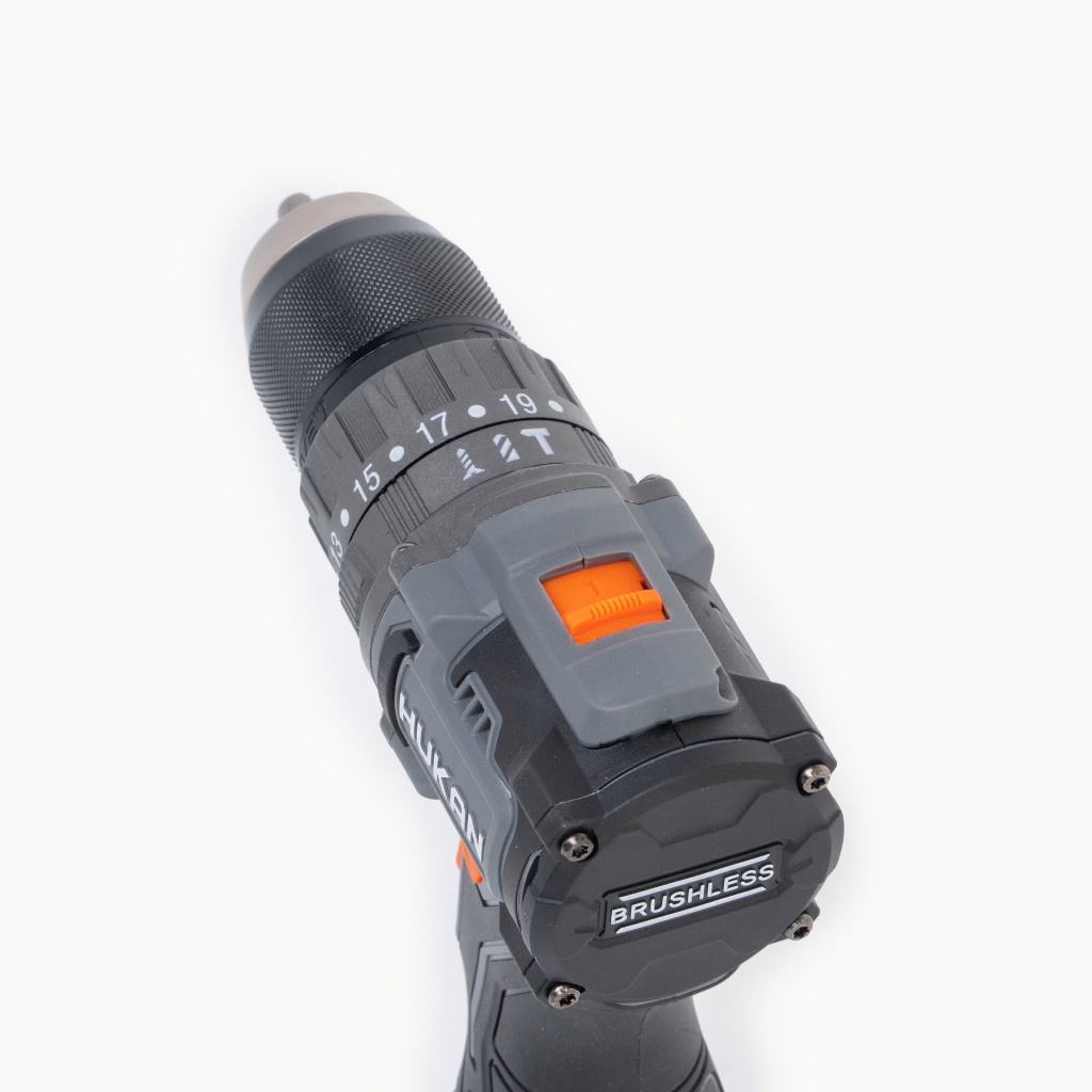Máy Khoan Pin HUKAN G2-Q8, Không Chổi Than 60Nm 3 Chức Năng 13mm Có Khóa Trục 20 Cấp Trượt