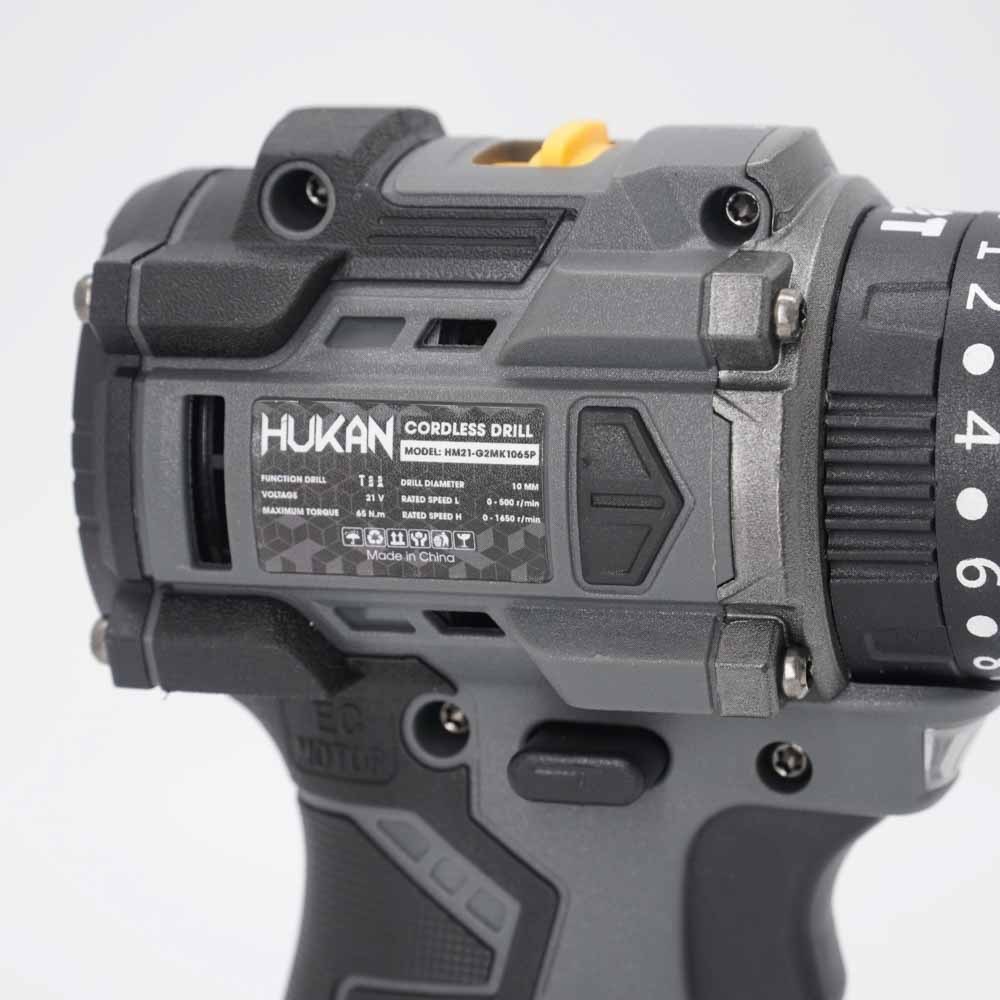 Máy Khoan Pin HUKAN HM21-G2MK1065P, 3 Chức Năng,10mm, Lực Siết 65Nm, Có Khóa Trục