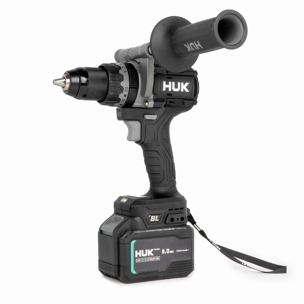 [TẶNG LCF2440i] Máy Khoan Pin HUKAN HUK G3-F165PRO Không Chổi Than 165Nm Chống Lật Cổ Tay Tạo Xung