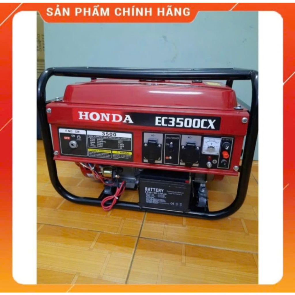 Máy Phát điện Honda Công Suất 3.5KW Tiết Kiệm Xăng, HONDA EC3500CX