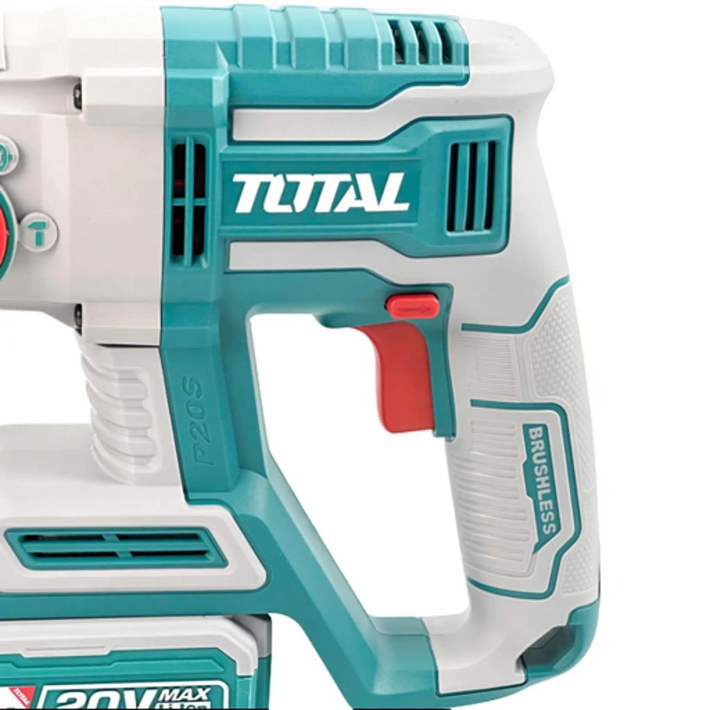 MÁY KHOAN ĐỤC BÊ TÔNG DÙNG PIN TOTAL 20V KO CHỔI THAN TRHLI2201/TRHLI20208