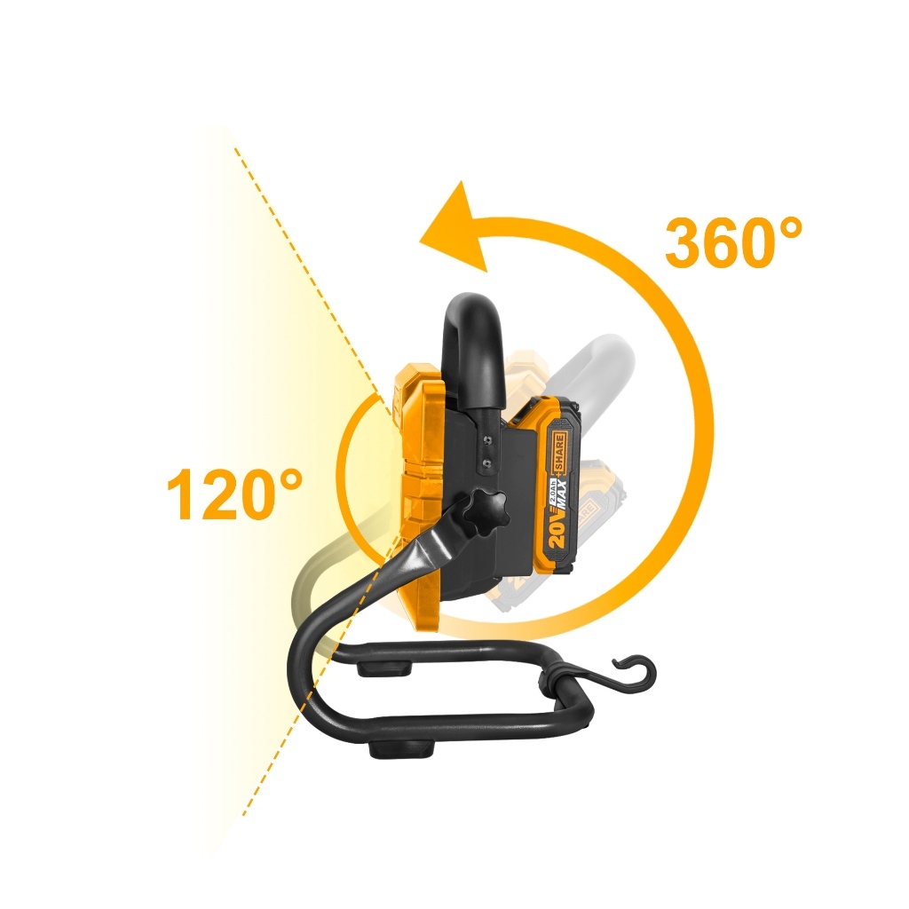 Đèn Làm Việc 20W Dùng Pin 20V Ingco CWLI20258