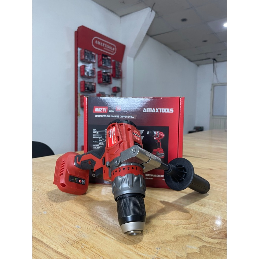 Máy Khoan đa Năng đầu Kẹp 13mm Amaxtools AKI12014-SM