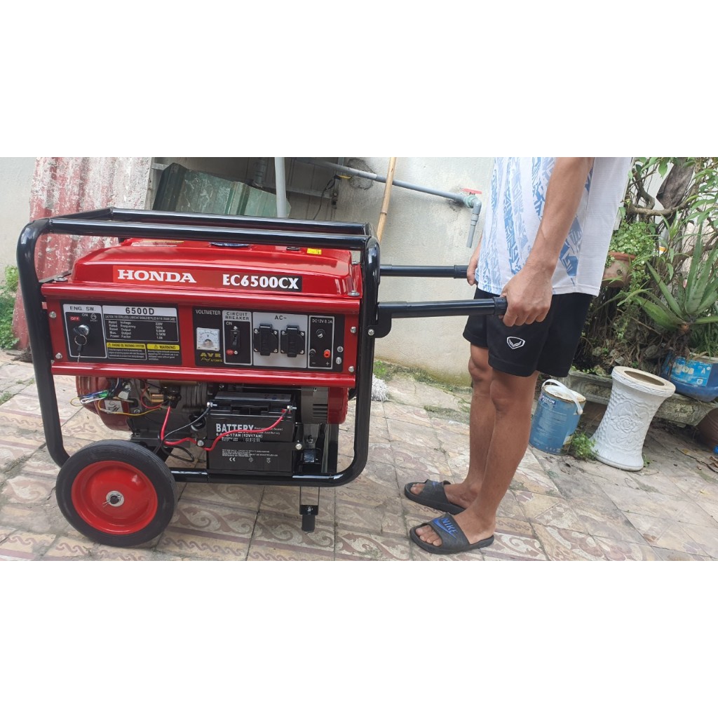 Máy Nổ Đ-Máy Phát HDA EC6500CX Công Suất 5.5kW Loại Có ĐỀ