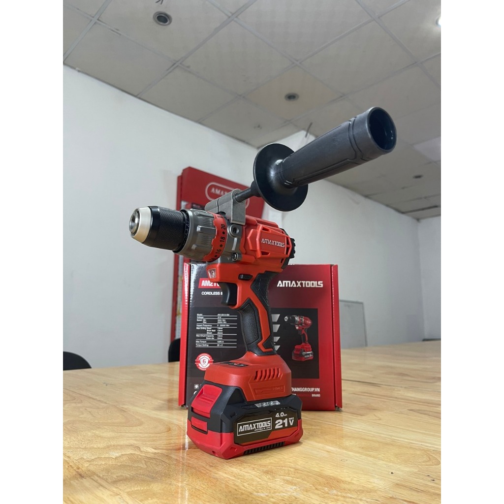 Máy Khoan đa Năng đầu Kẹp 13mm Amaxtools AKI12014-SM