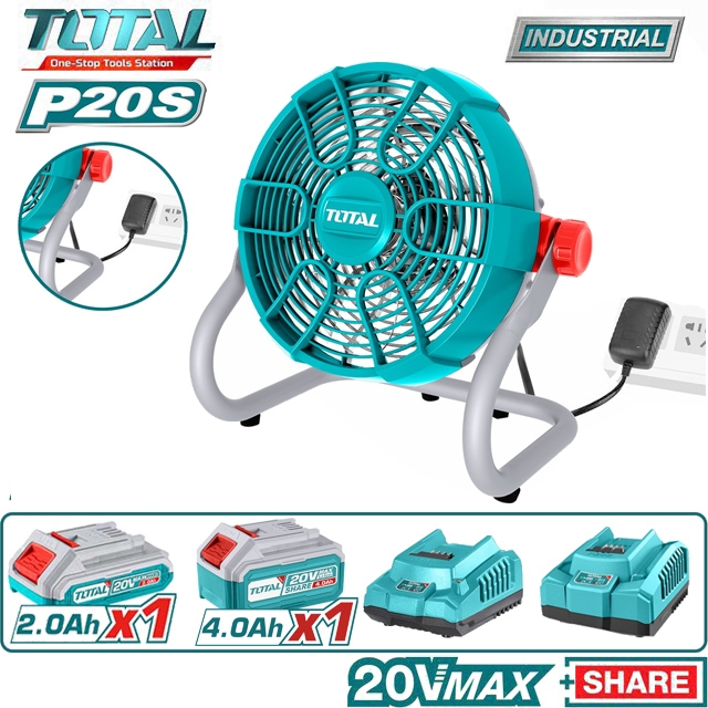 Quạt Gió 11'' Dùng Pin 20V Total TFALI2002
