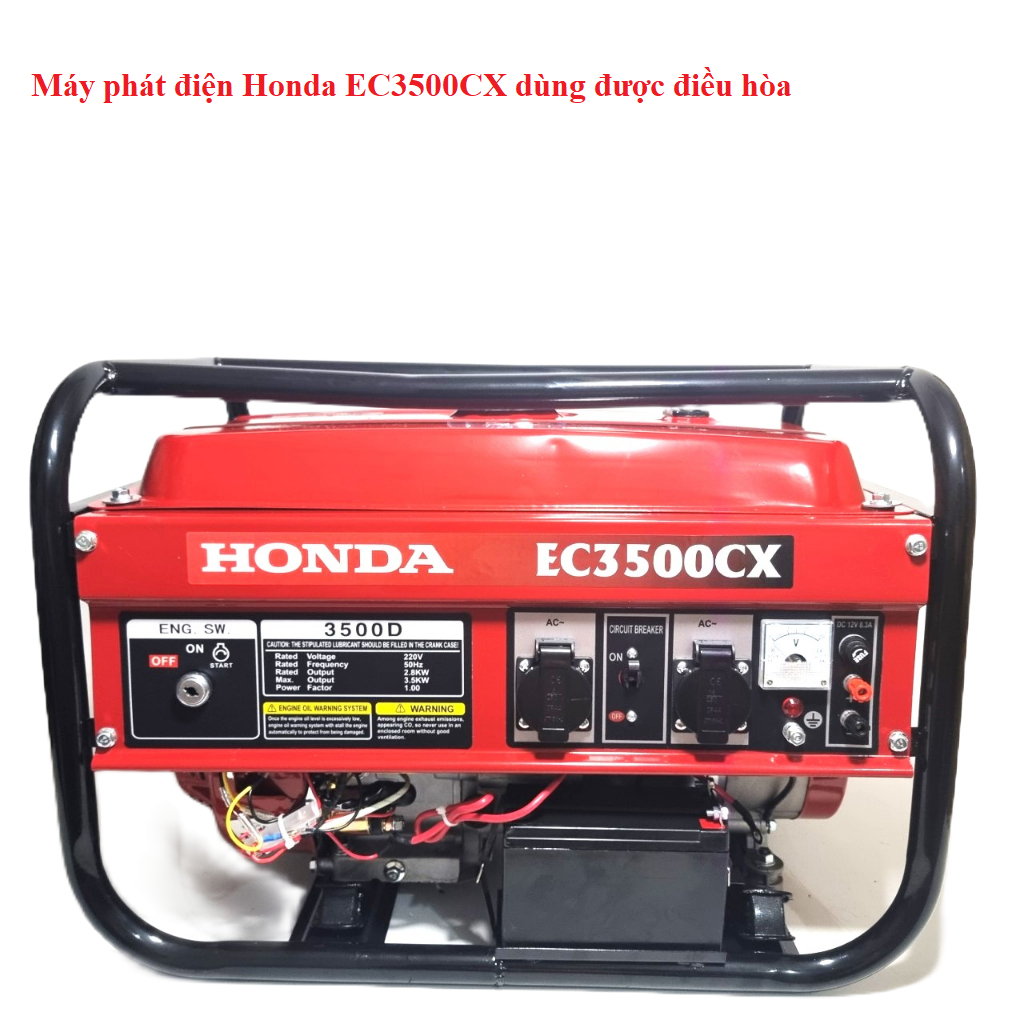 Máy Phát điện  EC3500CX Chạy được 2 điều Hòa Công Suất 3,5kW, Tiết Kiệm Nhiên Liệu 1l/ Giờ