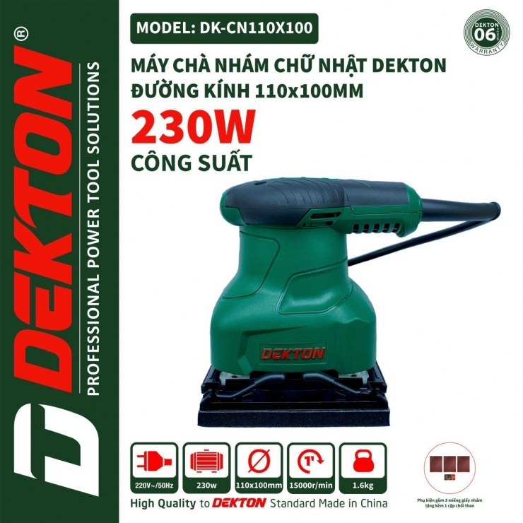 Máy Chà Nhám Chữ Nhật DEKTON DK-CN110x100 | AN TOOLS