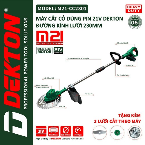 Máy Cắt Cỏ Dekton M21-CC2301
