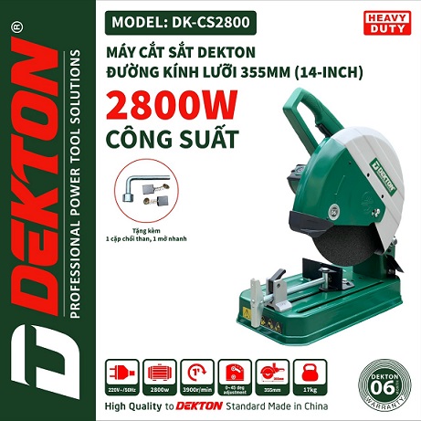 Máy Cắt Sắt DEKTON DK-CS2800