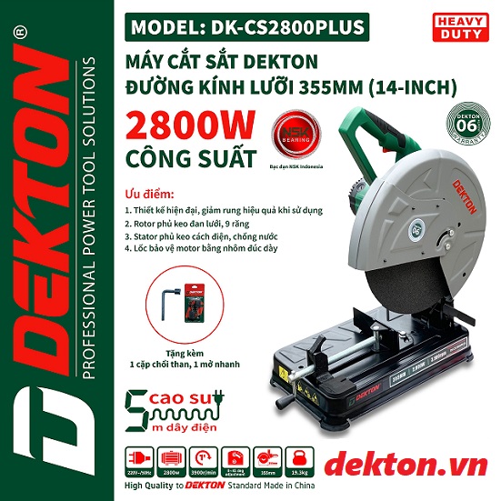 Máy Cắt Sắt DEKTON DK-CS2800PLUS | AN TOOLS