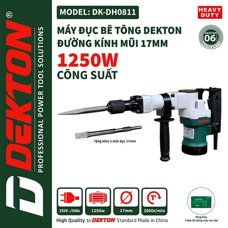 Máy đục Bên Tông DEKTON DK-DH0811 | AN TOOLS