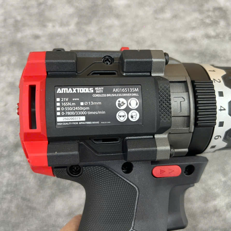 Máy Khoan Pin 3 Chức Năng 21V Amaxtools AKI16513SM Công Suất 165Nm
