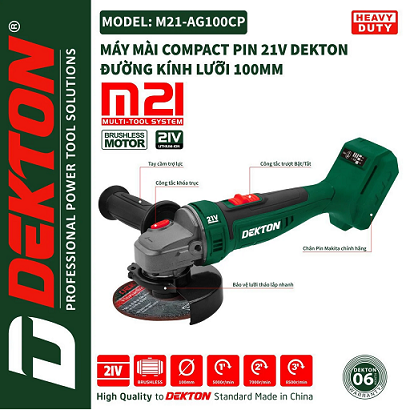 Máy Mài Góc Dekton M21-AG100CP