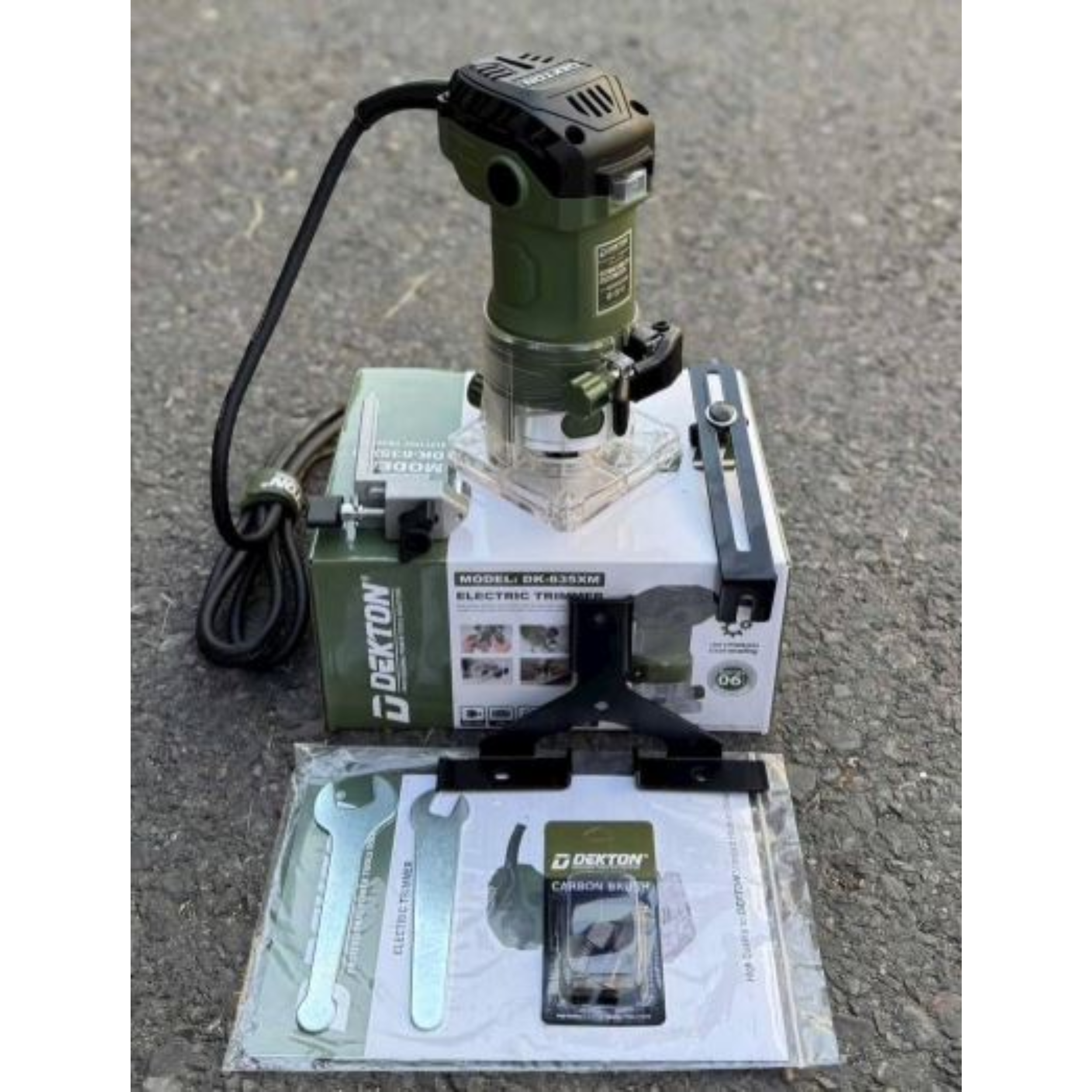 Máy Phay Gỗ Máy Soi Cầm Tay 6.35mm Dekton DK-635XM 580W