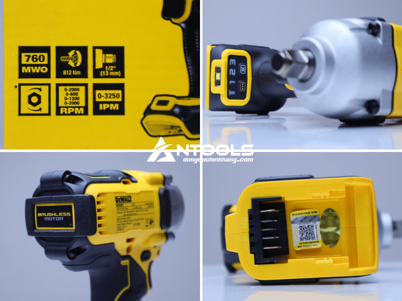 Máy Vặn Bu Lông Dùng Pin 20V DeWalt DCF891N-B1