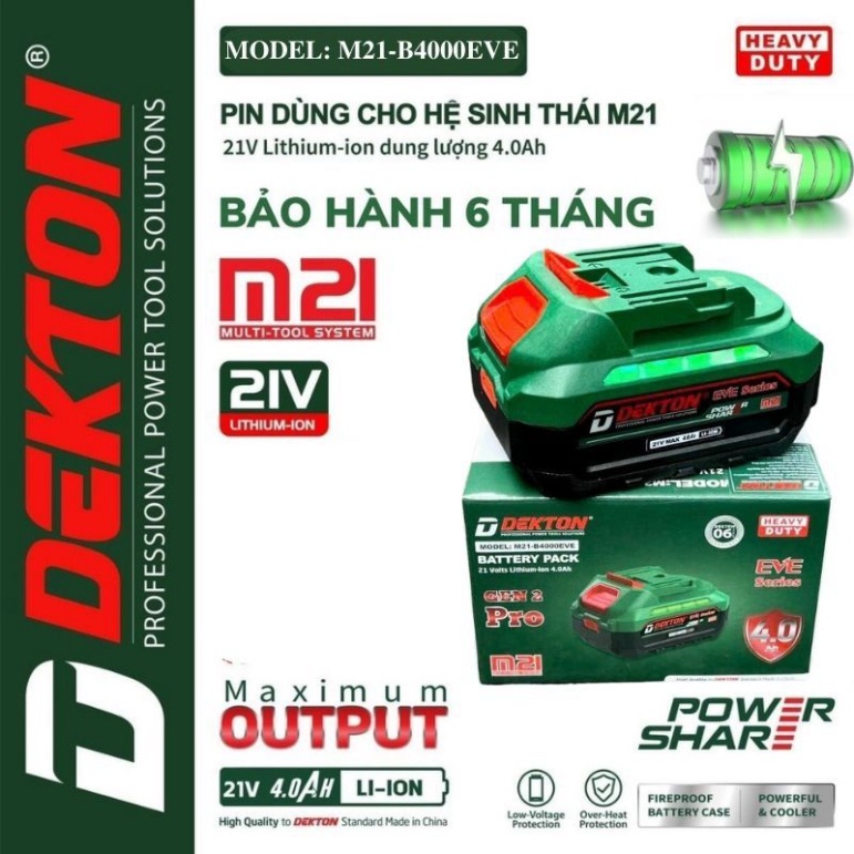 Pin Dekton M21-B4000EVE