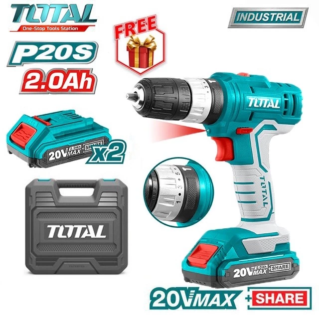 Máy Khoan động Lực Dùng Pin 20V Total TIDLI200215