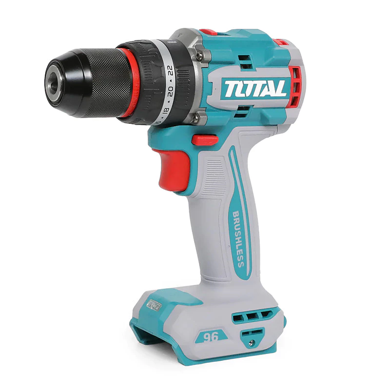 MÁY KHOAN BÚA KHÔNG CHỔI THAN DÙNG PIN 20V (KHÔNG KÈM PIN & SẠC) 96NM TOTAL TIDLI209681 - HÀNG CHÍNH HÃNG