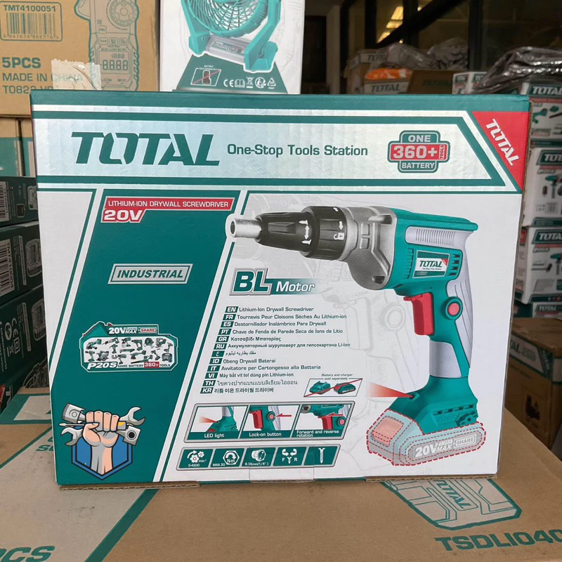 Máy Vặn Vít Thạch Cao 30Nm Dùng Pin 20V Total TDSLI2042006 Chính Hãng