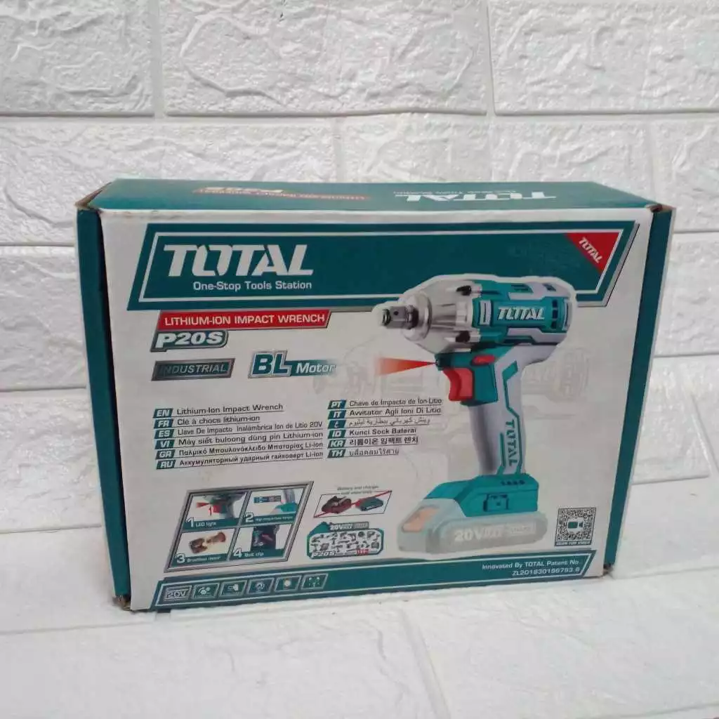 MÁY SIẾT BULOONG 300Nm DÙNG PIN 20V (KHÔNG KÈM PIN VÀ SẠC) TOTAL TIWLI20010