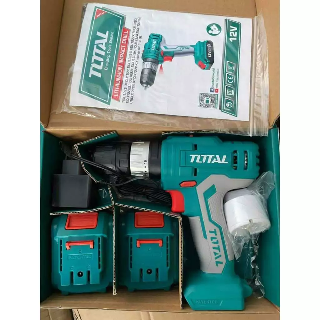 Máy Khoan Dùng Pin 12V Total TDLI1221 - HÀNG CHÍNH HÃNG