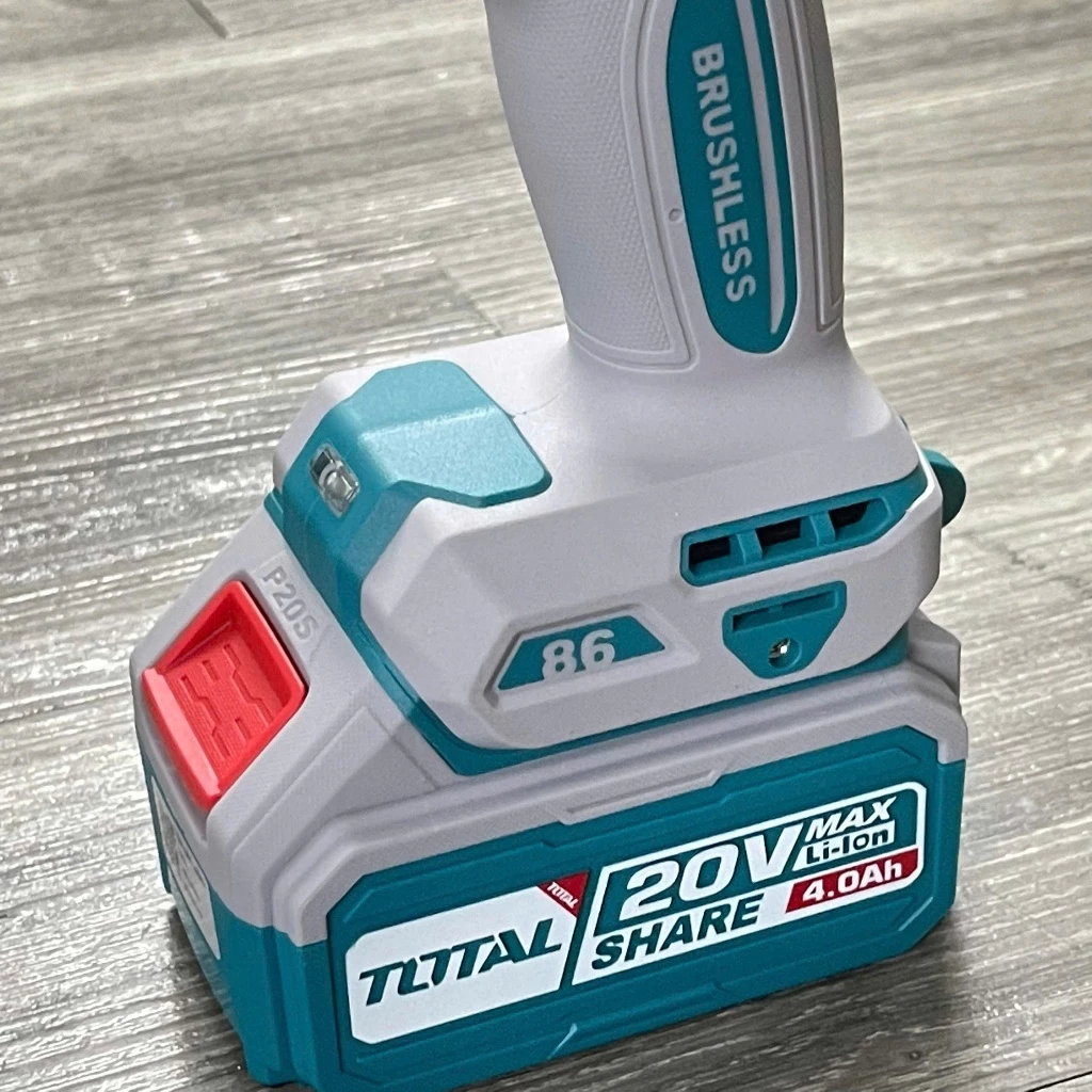 Máy Khoan Động Lực Dùng Pin 20V Total TIDLI20868 – Sức Mạnh Vượt Trội, Đa Năng Trong Tầm Tay!